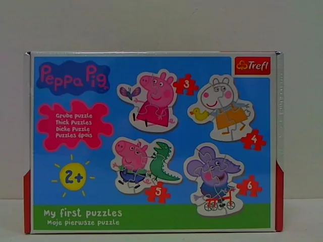 Moje pierwsze puzzle. Puzzle Świnka Peppa - tantis.pl