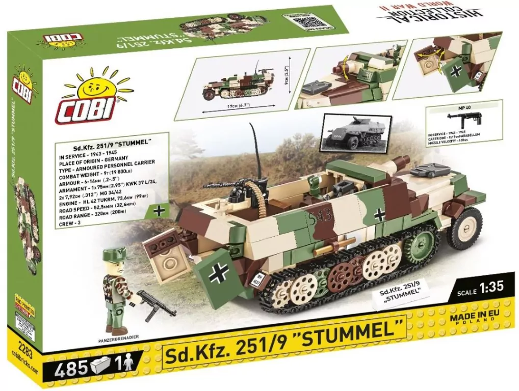 Sd.Kfz. 251/9 Stummel 1:35 - tantis.pl