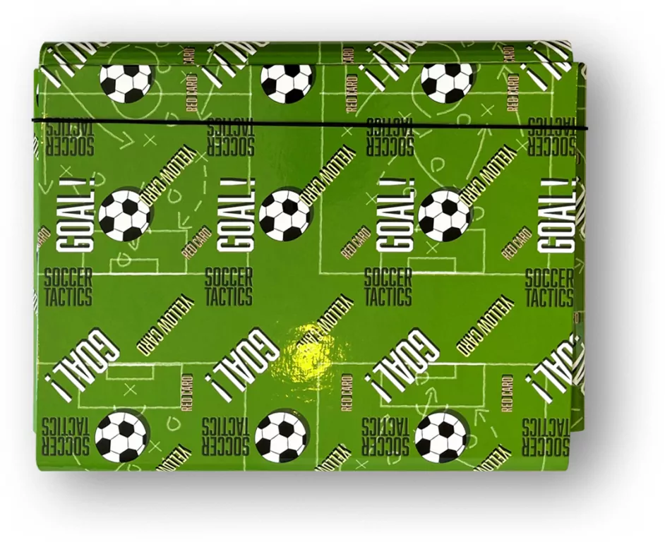 Teczka łamana A4 na gumkę T0128/1 Goal! PENMATE - tantis.pl