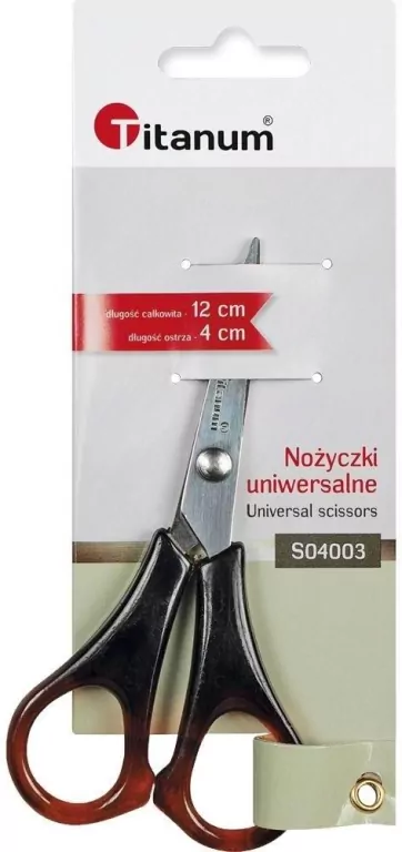 Nożyczki uniwersalne. Bursztynowe 12cm - tantis.pl
