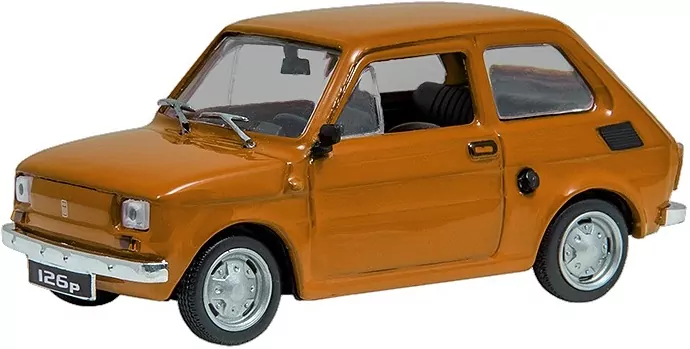 Kolekcja PRL. Fiat 126p. Brązowy - tantis.pl