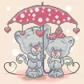 Diamond Dotz - Box It's Raining Love - tantis.pl