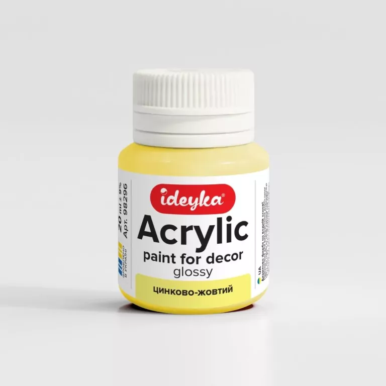 Farba akrylowa Żółty cynkowy 20ml - tantis.pl