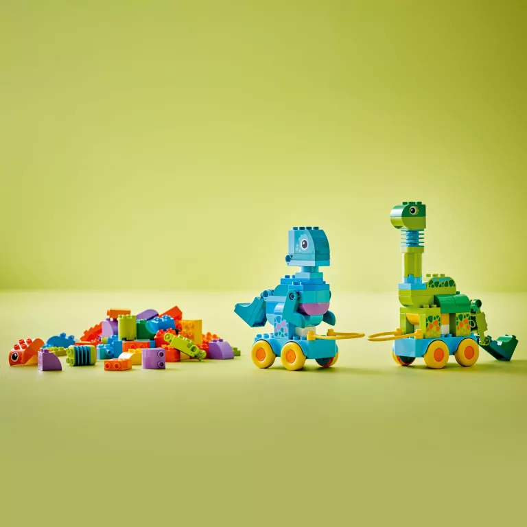 LEGO® Duplo. 3 w 1 Dinozaury na kółkach 10451 - tantis.pl