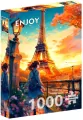 Puzzle 1000 Spacer w Paryżu / Francja - tantis.pl