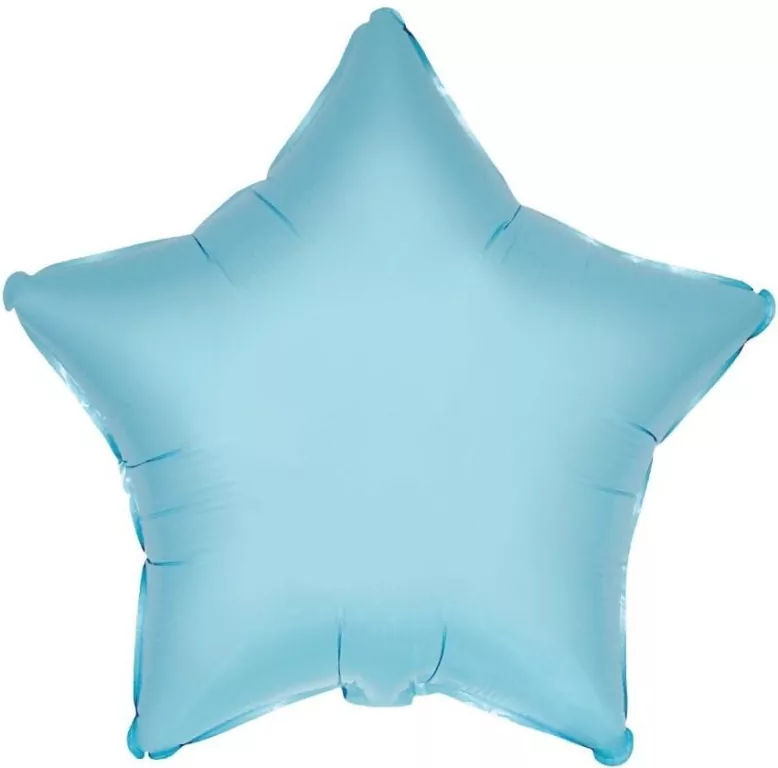Balon foliowy Gwiazda niebieska 45cm - tantis.pl