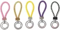 Brelok plecionka z diamencikami 13cm - tantis.pl