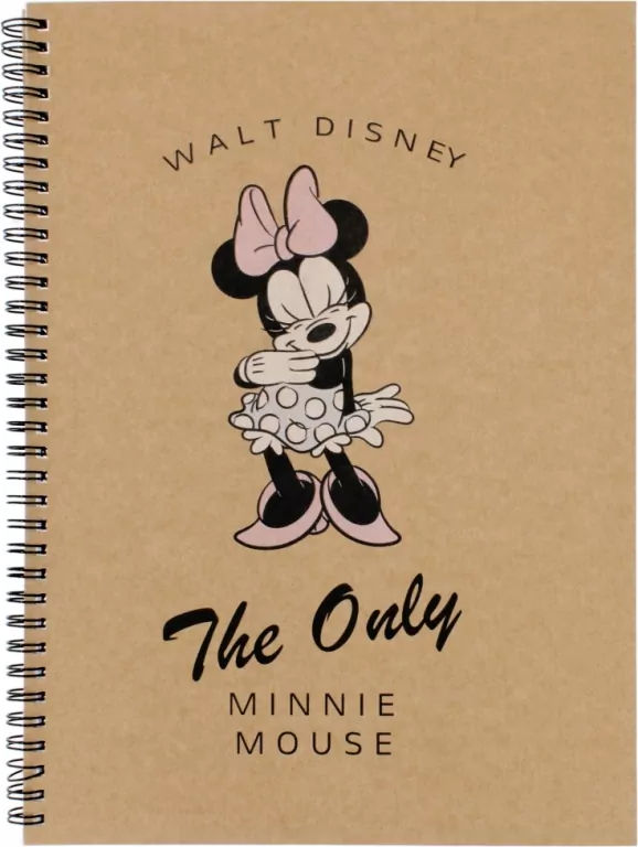 Kołozeszyt A4/80K kratka. Minnie Mouse Kraft - tantis.pl