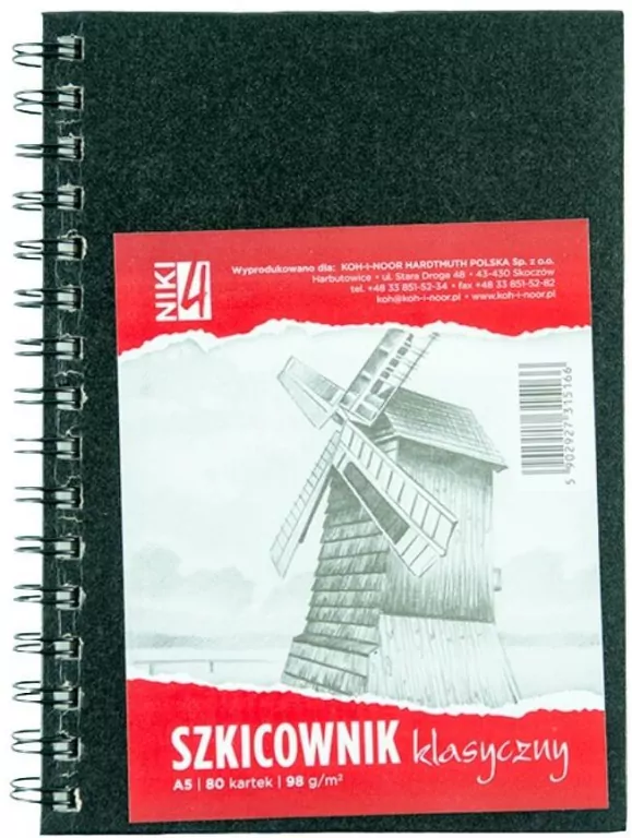 Szkicownik A5. 80 kartek - tantis.pl