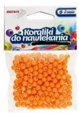 Koraliki do nawlekania pomarańczowe. 6mm 16g - tantis.pl