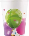 Kubeczki papierowe Sparkling Balloons Kokliko, 200 ml, 8 szt - tantis.pl
