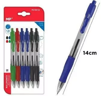 Długopis 1.0mm MIX 12szt - tantis.pl