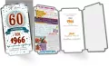 Karnet Urodziny 60 - tantis.pl