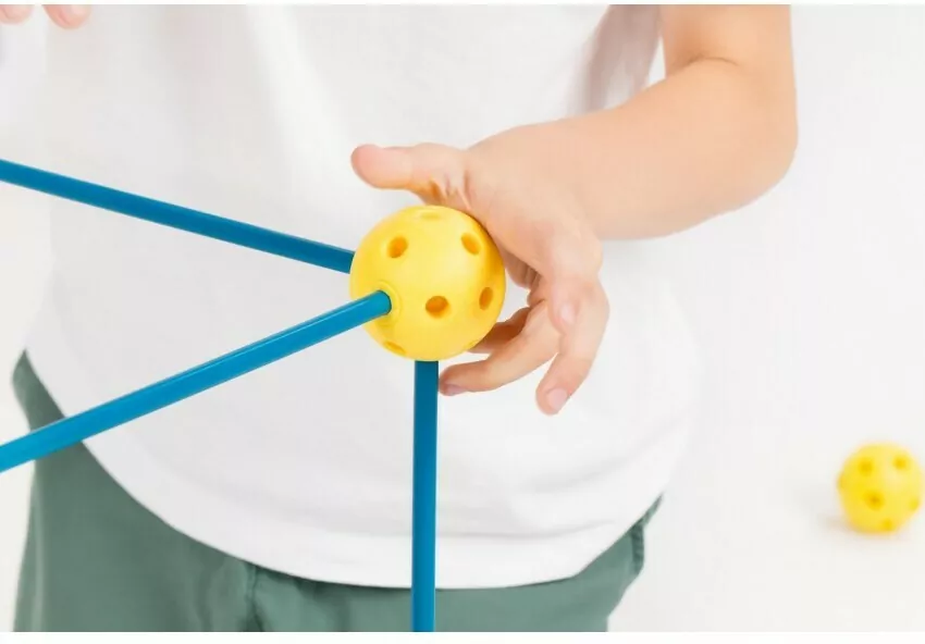 Zwariowany namiot. Żółto-niebieski - tantis.pl