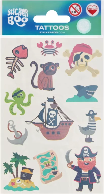 Tatuaże Piraci - tantis.pl