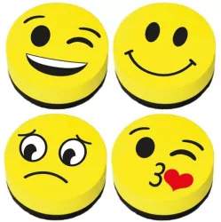 Gąbki magnetyczne Emotikon, mix