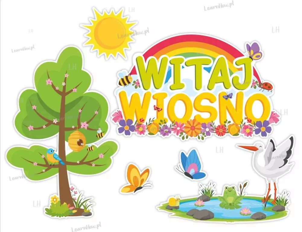 Dekoracje okienne wiosenne. Witaj wiosno 6el - tantis.pl