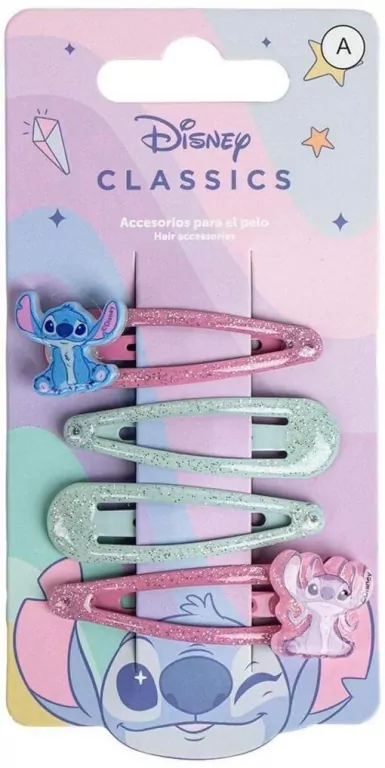 Spinki do włosów Stitch 4szt - tantis.pl