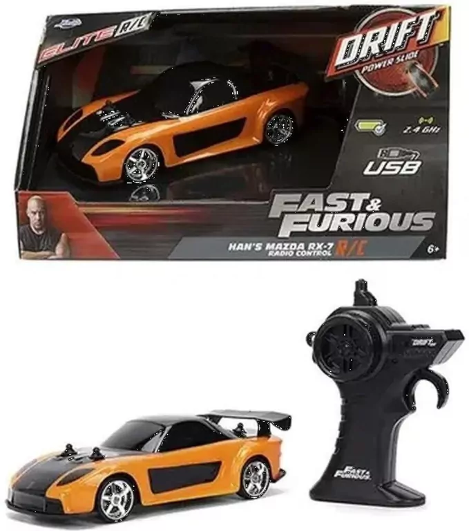 Jada RC F&F Drift Mazda RX-7 2009 1:24 - tantis.pl