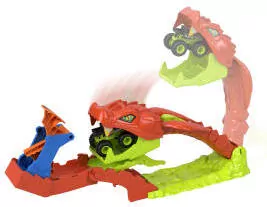 Hot Wheels Monster Trucks Mega skok Nokaut węża - tantis.pl