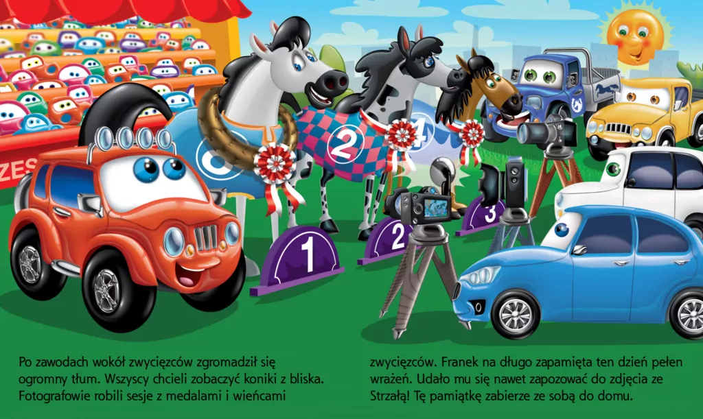 W stadninie. Samochodzik Franek - tantis.pl