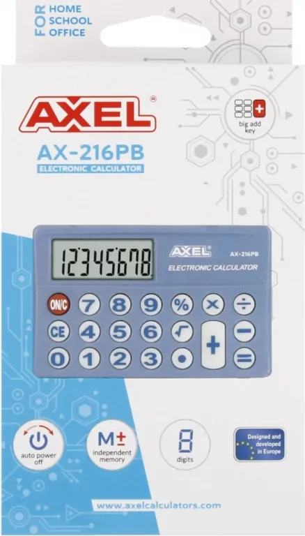 Kalkulator Axel AX-216PB - tantis.pl