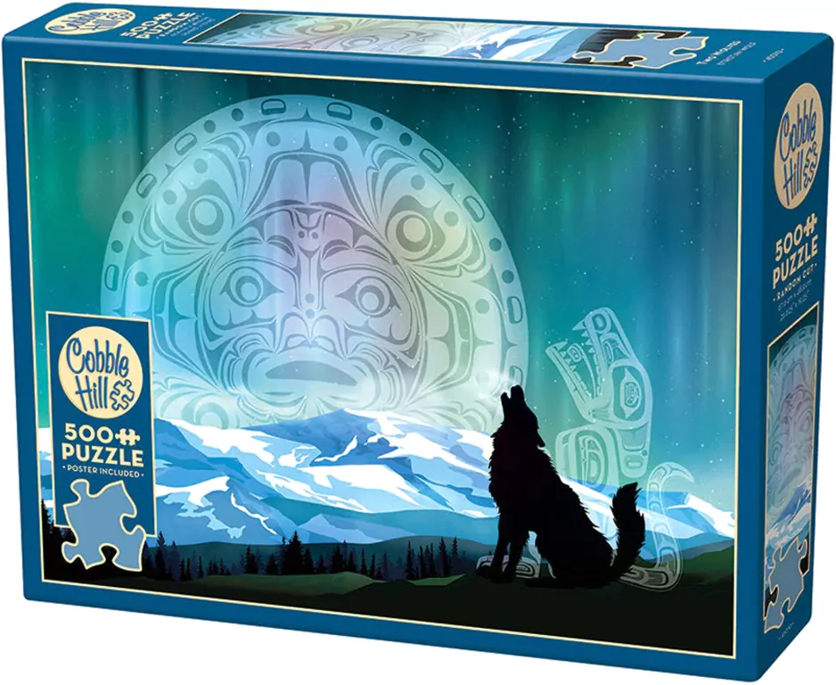 Puzzle 500 Samotny wilk G3 - tantis.pl