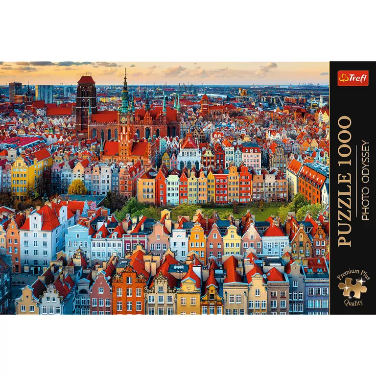 Puzzle 1000. Widok na Gdańsk - tantis.pl