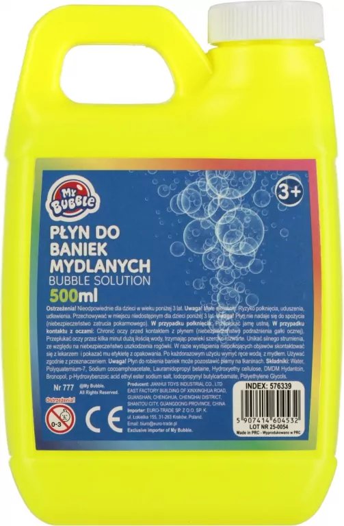 PLYN DO BANIEK 500ML MY BUBBLE 26 MIX2 BANIAK 24 - tantis.pl