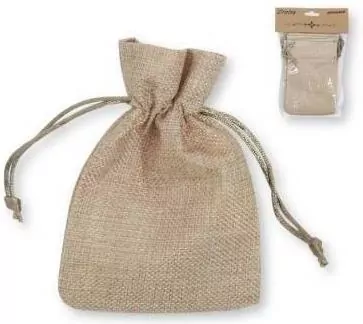 Woreczki jutowe naturalne 7x10cm - tantis.pl