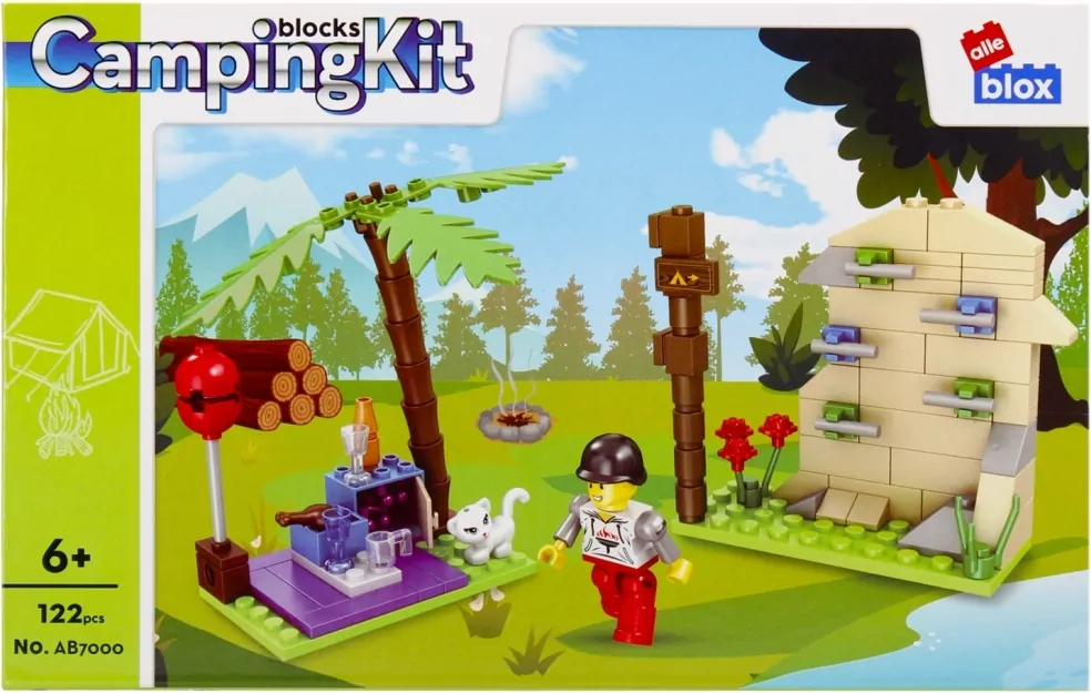 Klocki konstrukcyjne Kamping ALLEBLOX - tantis.pl