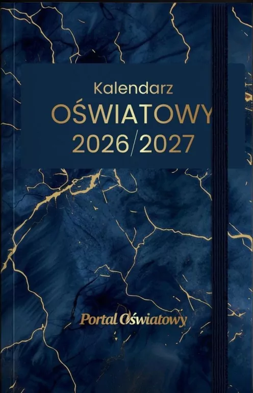 Kalendarz 2026/2027 oświatowy ciemny - tantis.pl