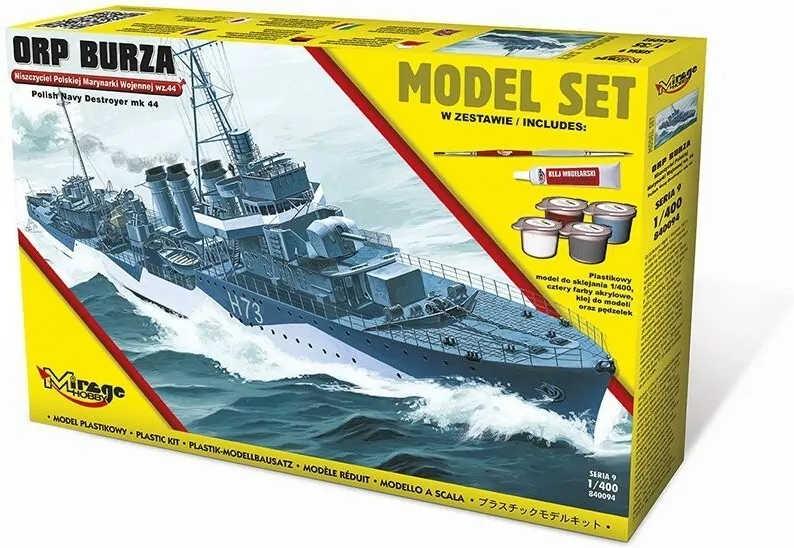 Niszczyciel ORP "BURZA" - tantis.pl