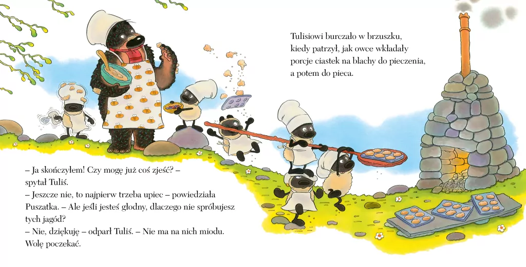 Miś Tuliś piecze ciasteczka - tantis.pl