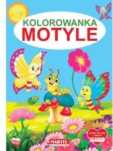 Motyle. Kolorowanka - tantis.pl