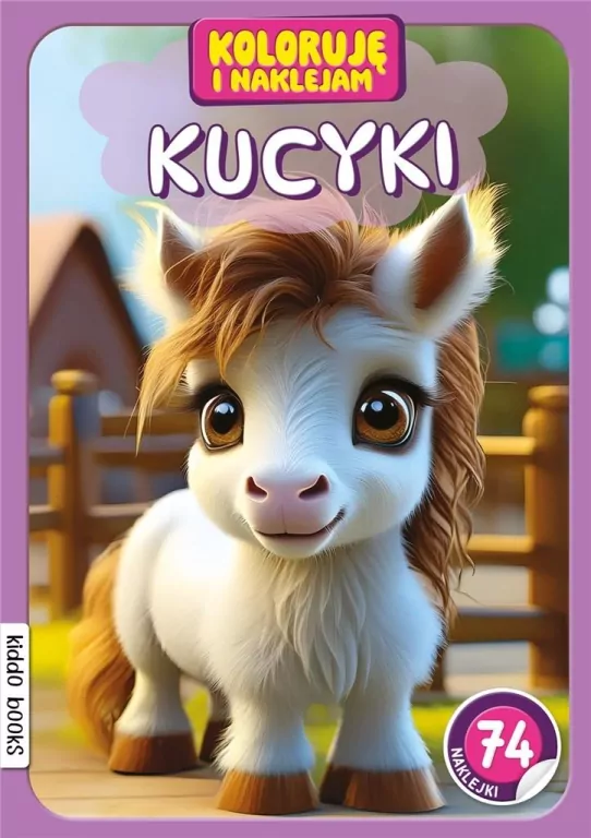 Koloruję i naklejam, Kucyki - tantis.pl