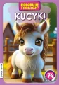 Koloruję i naklejam, Kucyki - tantis.pl