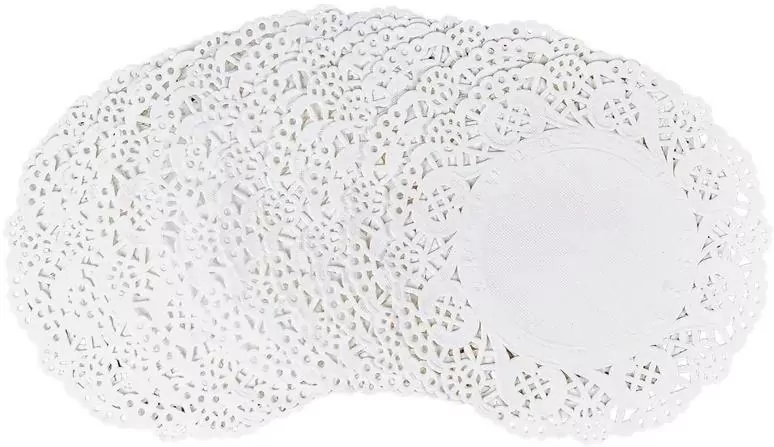 Serwetki dekoracyjne białe FSC śr. 30cm 12szt - tantis.pl