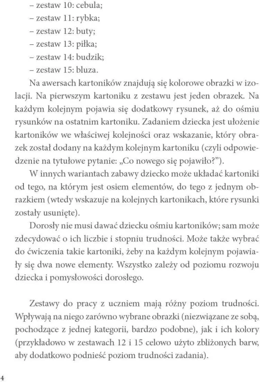 Co nowego się pojawiło? Materiały do ćwiczenia percepcji wzrokowej. Cz.1 - tantis.pl