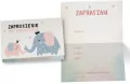 Zaproszenie. Słoniki. ZZ-078 - tantis.pl