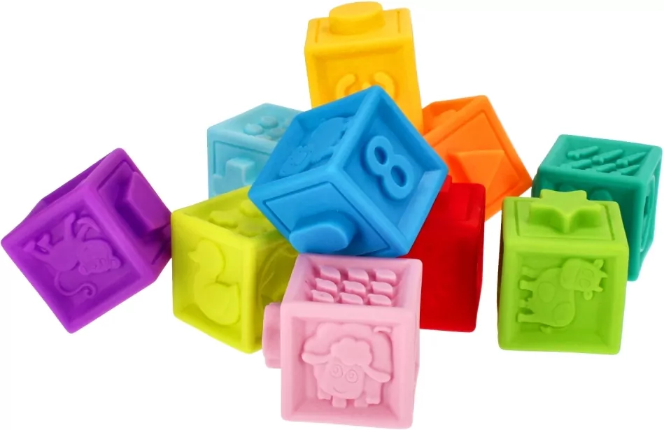 Gumowe klocki 10 sztuk - tantis.pl