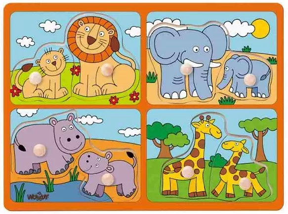 WOODYLAND Puzzle d/najmł.z uchw.egz.zw.91914 19147 - tantis.pl