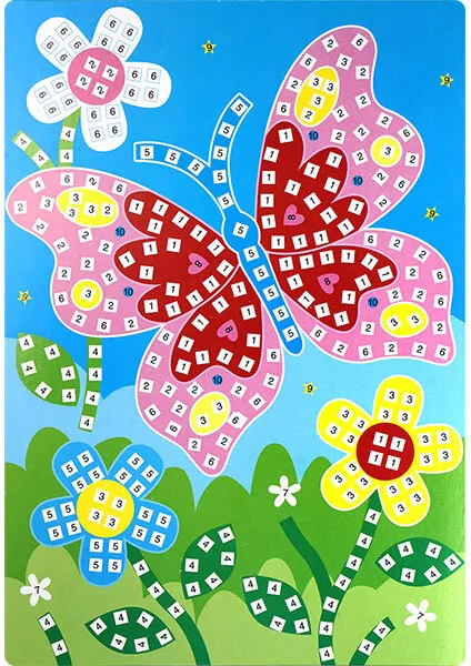 Mozaika piankowa. Motyl - tantis.pl