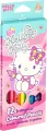 Kredki ołówkowe trójkątne Hello Kitty 12 kolorów - tantis.pl