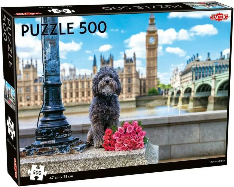 Puzzle 500. Dog in London - tantis.pl