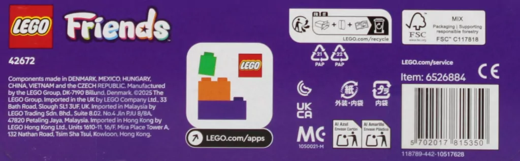 LEGO® Kreatywna walizka plażowa 42672 - tantis.pl