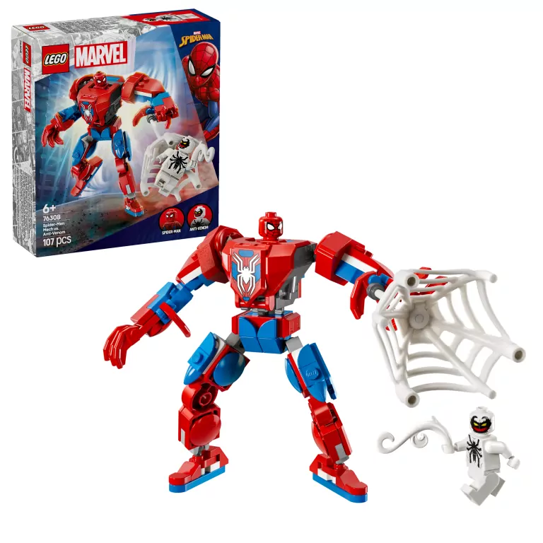 LEGO® Marvel. Mech Spider-Mana kontra Anti-Venom 76308 - tantis.pl