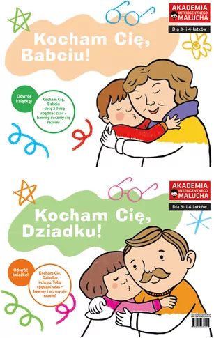 Kocham Cię, Babciu! / Kocham Cię, Dziadku! Akademia Inteligentnego Malucha - tantis.pl