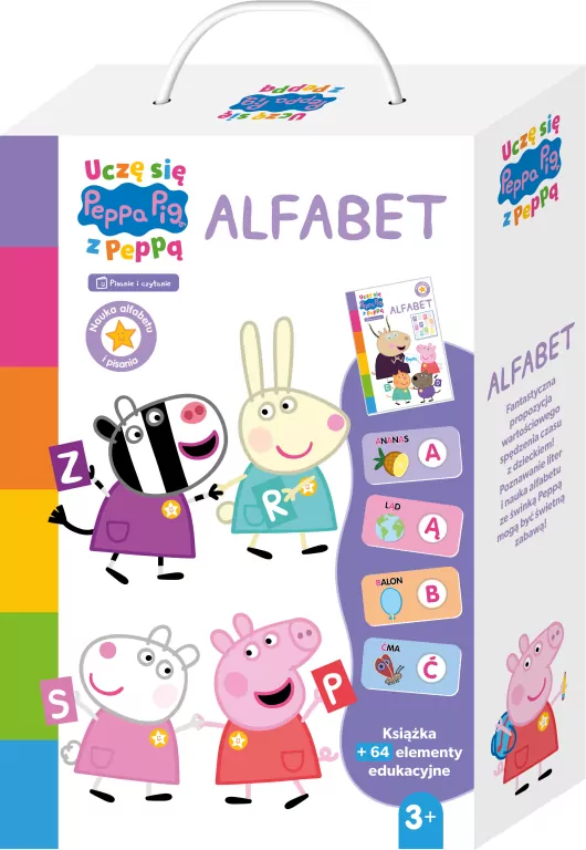 Peppa Pig. Alfabet. Uczę się z Peppą - tantis.pl