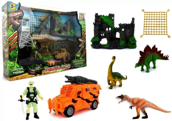 Prehistoryczna wyprawa. Figurki z akcesoriami, mix